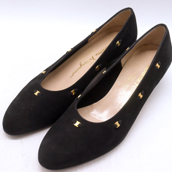 サルヴァトーレフェラガモ パンプス ヴァラ リボン シューズ ブランド