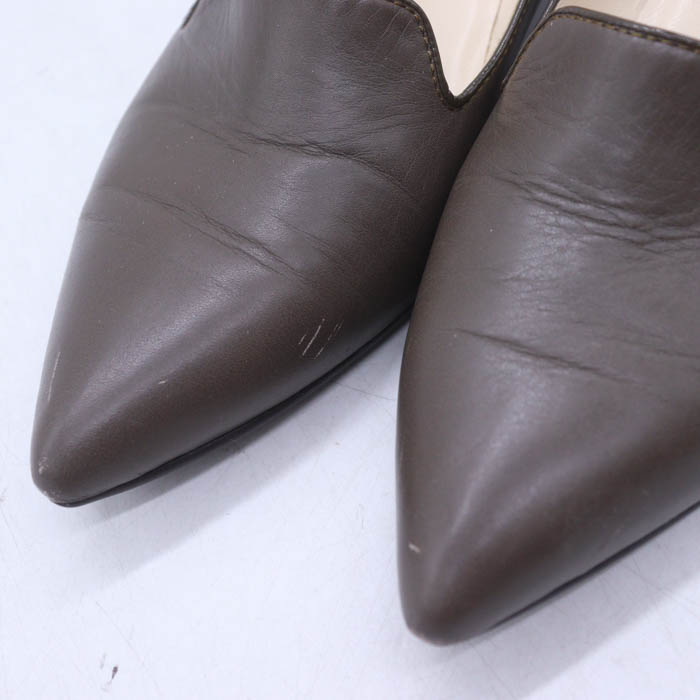 ヨシト パンプス ポインテッドトゥ 本革 レザー ブランド 靴