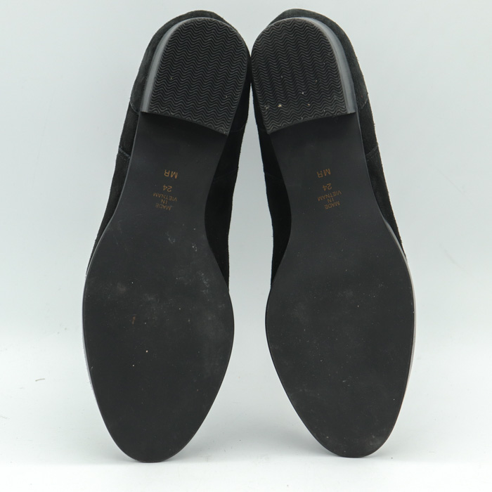 DIANA ダイアナ ブーティー 24.5cm ブラック サイドゴア 美品 - ブーツ