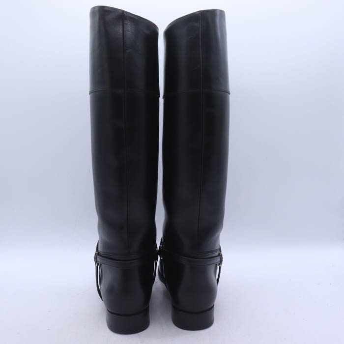 タニノクリスチー ロングブーツ レザー ジョッキーブーツ シューズ