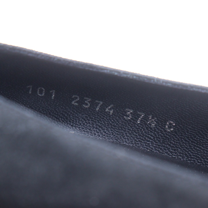 GUCCI ブラック スクエアトゥ パンプス 37 GUCCI ブラック スクエアトゥ パンプス 37