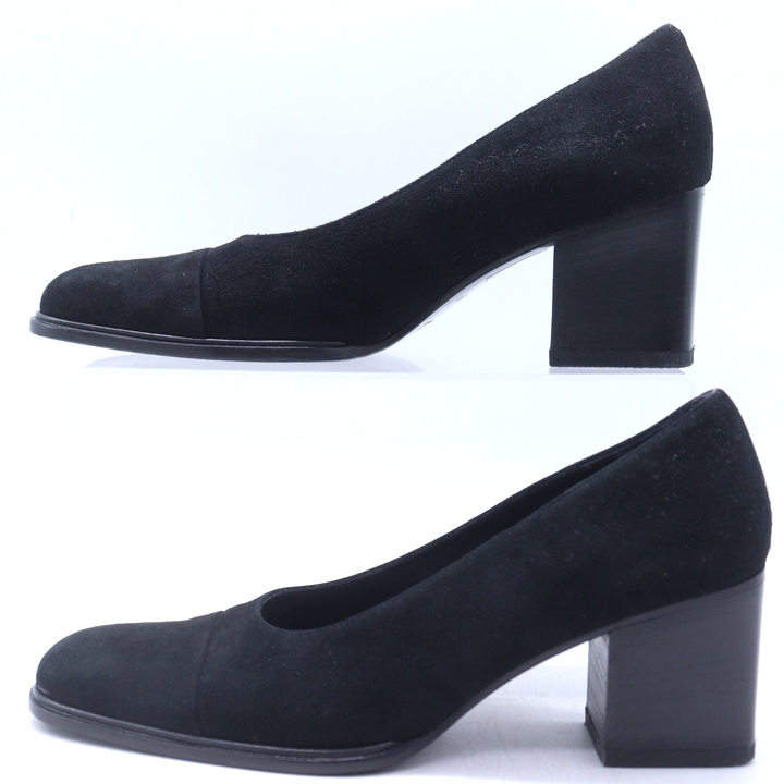 グッチ パンプス スクエアトゥ シューズ ブランド 靴 イタリア製 黒