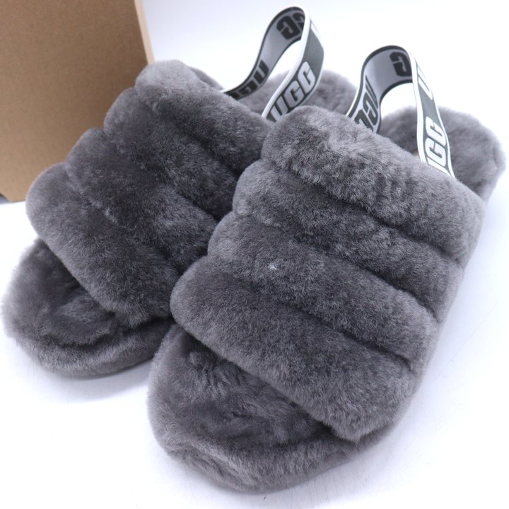 アグ サンダル 厚底 ファー バックストラップ ブランド 靴 レディース