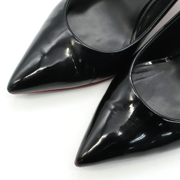 ダイアナ プレーンパンプス ポインテッドトゥ ハイヒール 日本製 ブランド シューズ 靴 レディース 23cmサイズ ブラック DIANA 【中古】