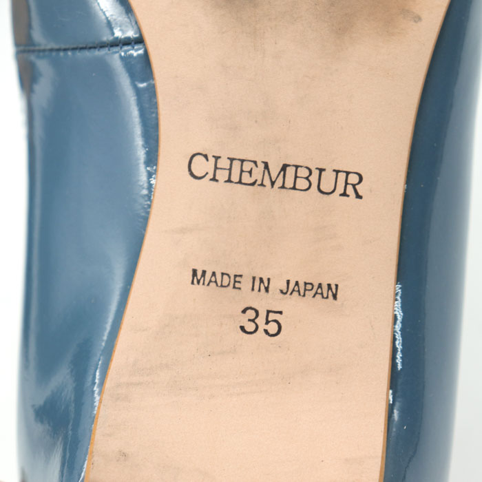 【試着のみ✨】CHEMBUR チェンバー　パンプス　エナメル　23.5 未使用