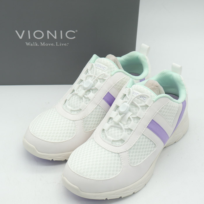 バイオニック Vionic Womens Gray Fashion Sneaker Size 7 レディース