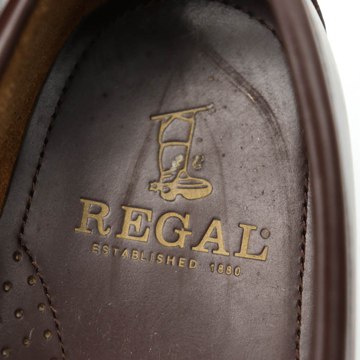 リーガル ビットローファー 3E 幅広 スリッポン ブランド シューズ 靴 レディース メンズ 24.5cmサイズ ブラウン REGAL 【中古】