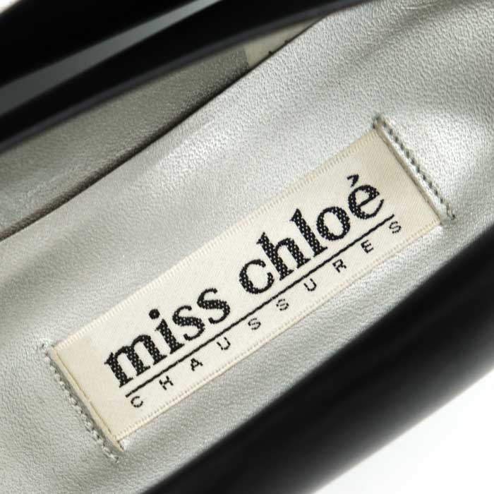 miss chloe パンプス 紺 - 靴