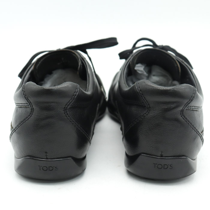 トッズ スニーカー レザー ローカット イタリア製 ブランド ドライビングシューズ 靴 黒 メンズ 7サイズ ブラック TOD'S 【中古】