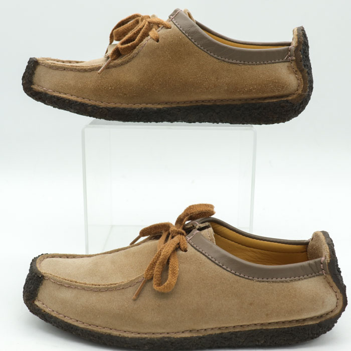 Clarks クラークス ワラビー ローカット スウェード ブラウン 7 1/2-