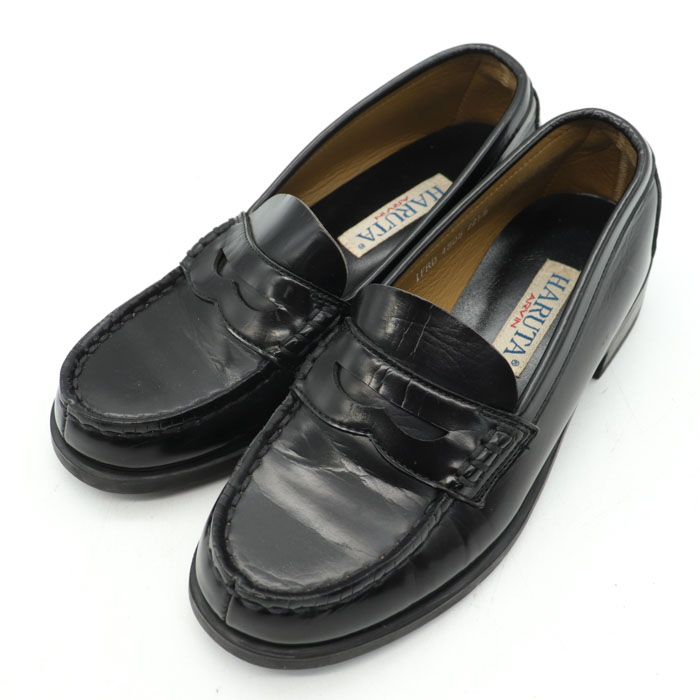 新製品情報も満載 【ローファー】22.5cm 黒 harutaローファー - 革靴 