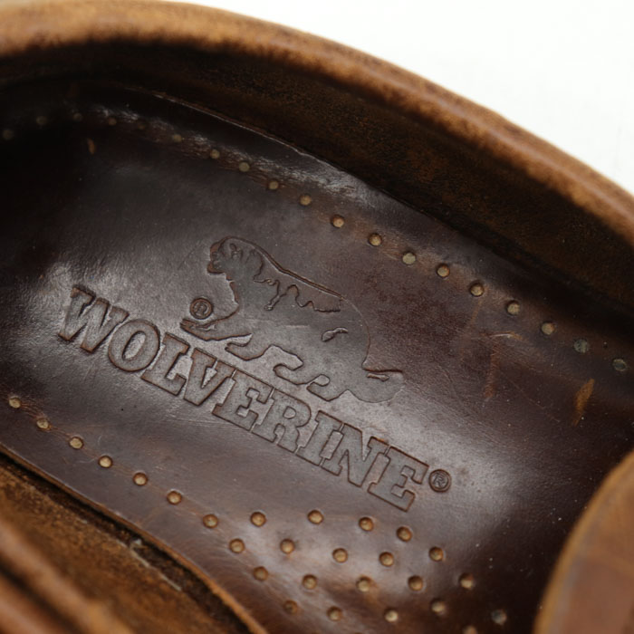 ウルヴァリン コインローファー スリッポン 革靴 シューズ ブランド 茶 レディース 4.5サイズ ブラウン WOLVERINE