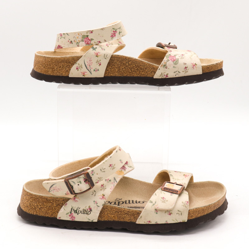 パピリオ サンダル 靴 シューズ ビルケンシュトック BIRKENSTOCK 白