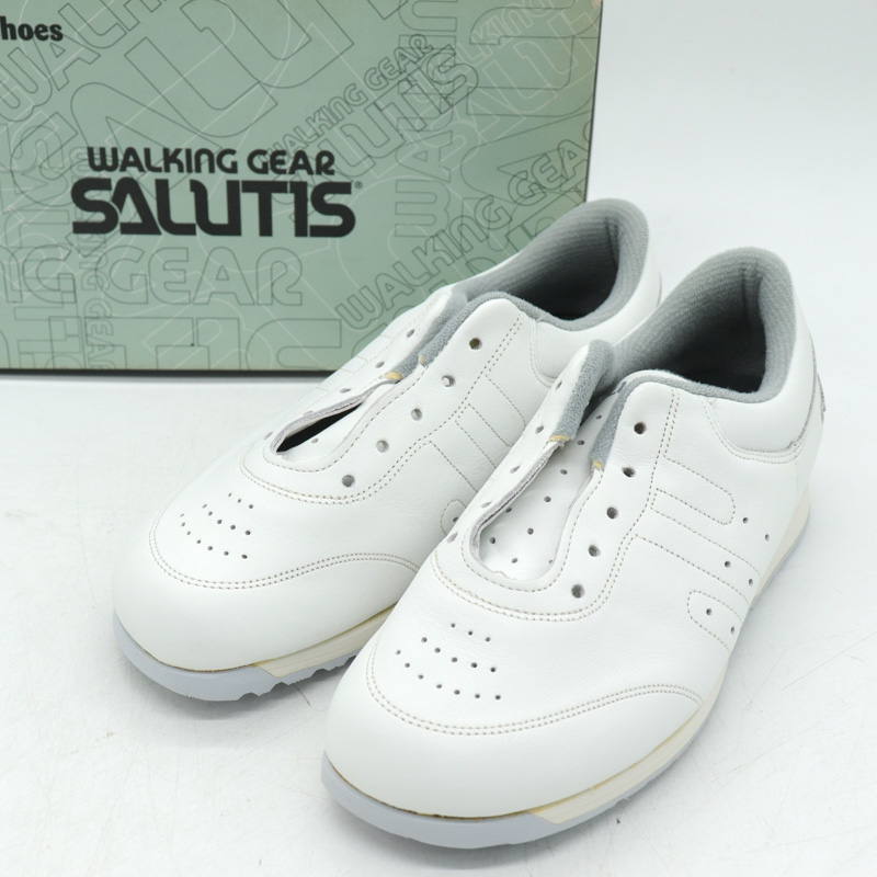 アシックス スニーカー 未使用 靴 シューズ SALUTIS 白