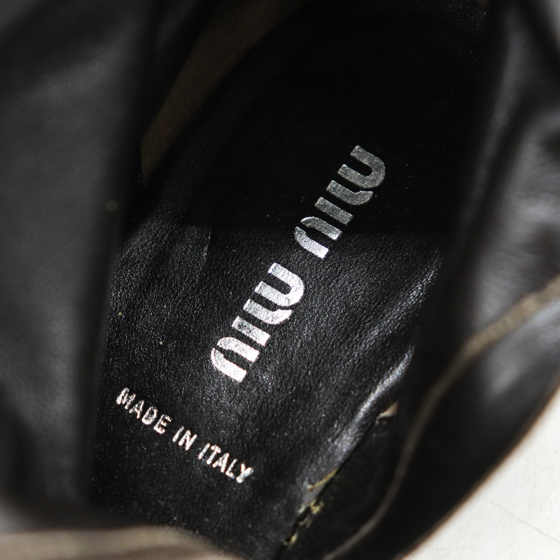 Miumiu リボン ムートンブーツ（ミュウミュウ“ふんわり”シープ