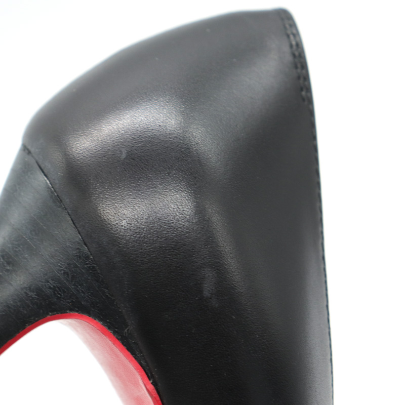 エイゾー パンプス 未使用 ポインテッドトゥ 本革 レザー 日本製 ブランド シューズ 靴 黒 レディース 22.5cmサイズ ブラック EIZO約75cmアウトソール全長