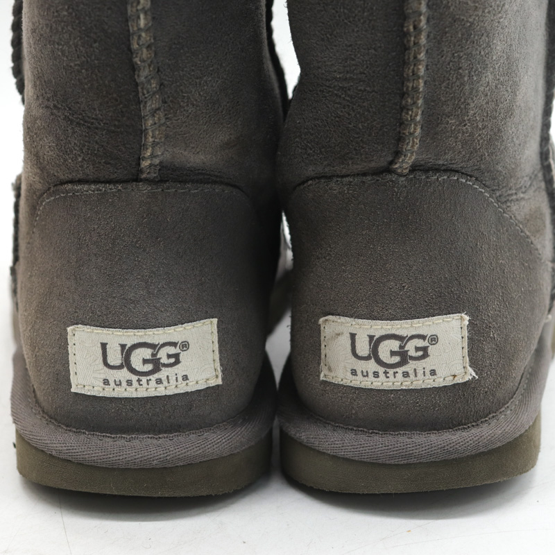 UGG アグ ムートンブーツ 黒 23センチ N5825 - ブーツ