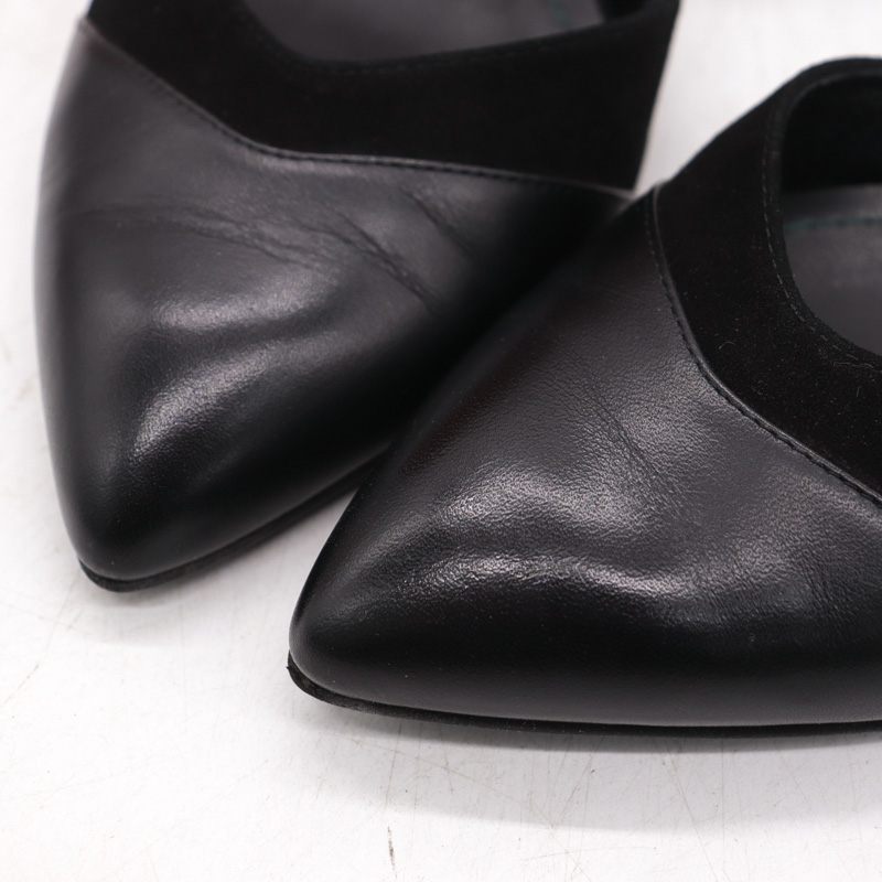 リーガル パンプス ストラップ 靴 シューズ 日本製 黒 レディース 24cm 