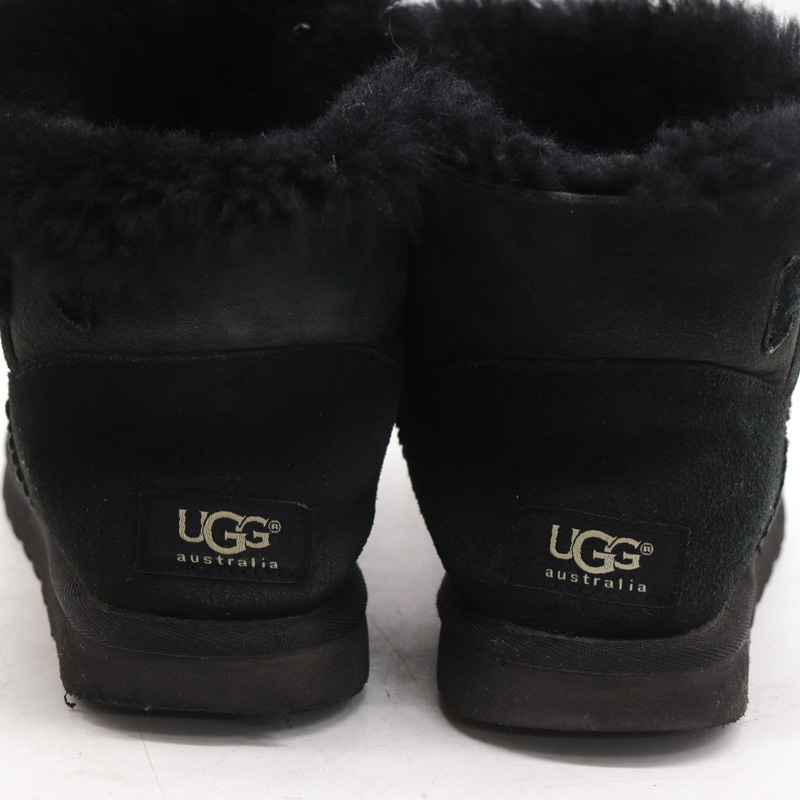 アグ ショートブーツ ムートンブーツ 3352 靴 シューズ 黒 レディース 23cmサイズ ブラック UGG 【中古】｜UGG｜店舗買取｜シューズ＞ ブーツ｜USEDのアパレル通販サイト - SMASELL（スマセル）