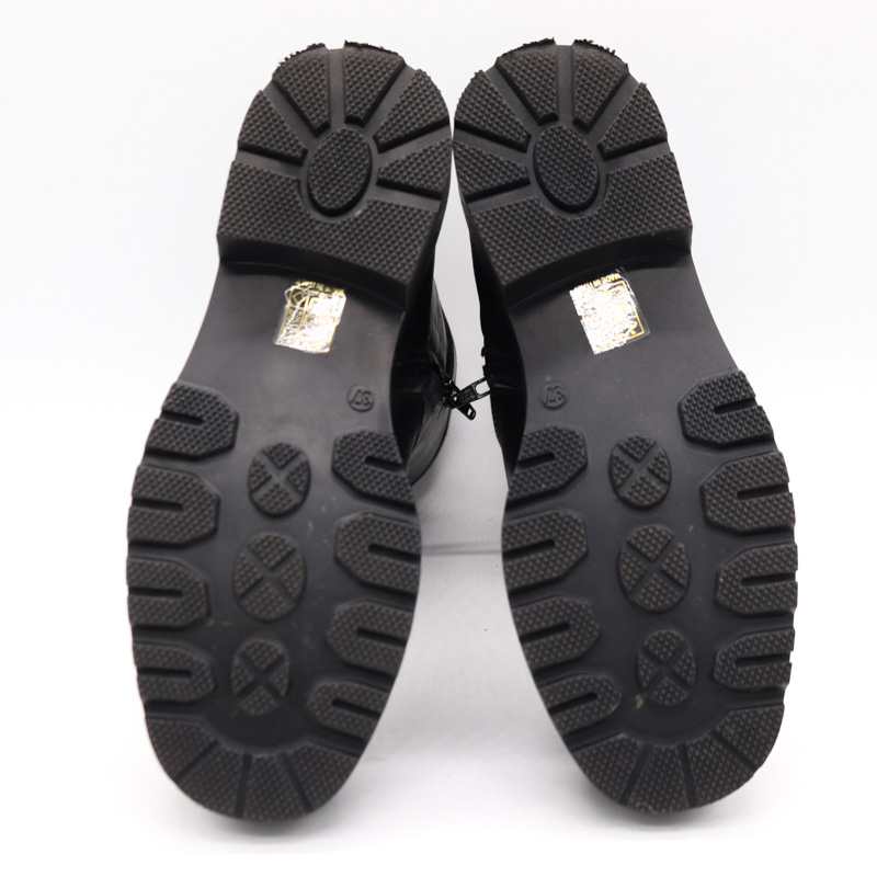 コルソローマ ノーヴェ ショートブーツ 未使用 イタリア製 シューズ 靴 黒 レディース 37サイズ ブラック CORSO ROMA 9 【中古】