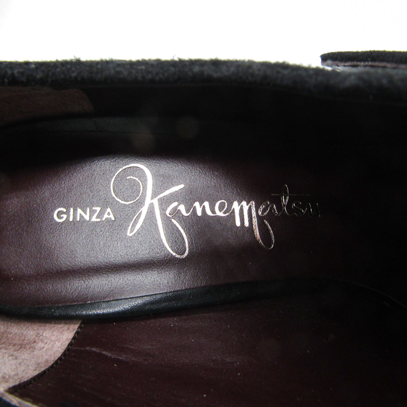 銀座かねまつ ブーティ ローファーパンプス ハイヒール ブランド 靴  