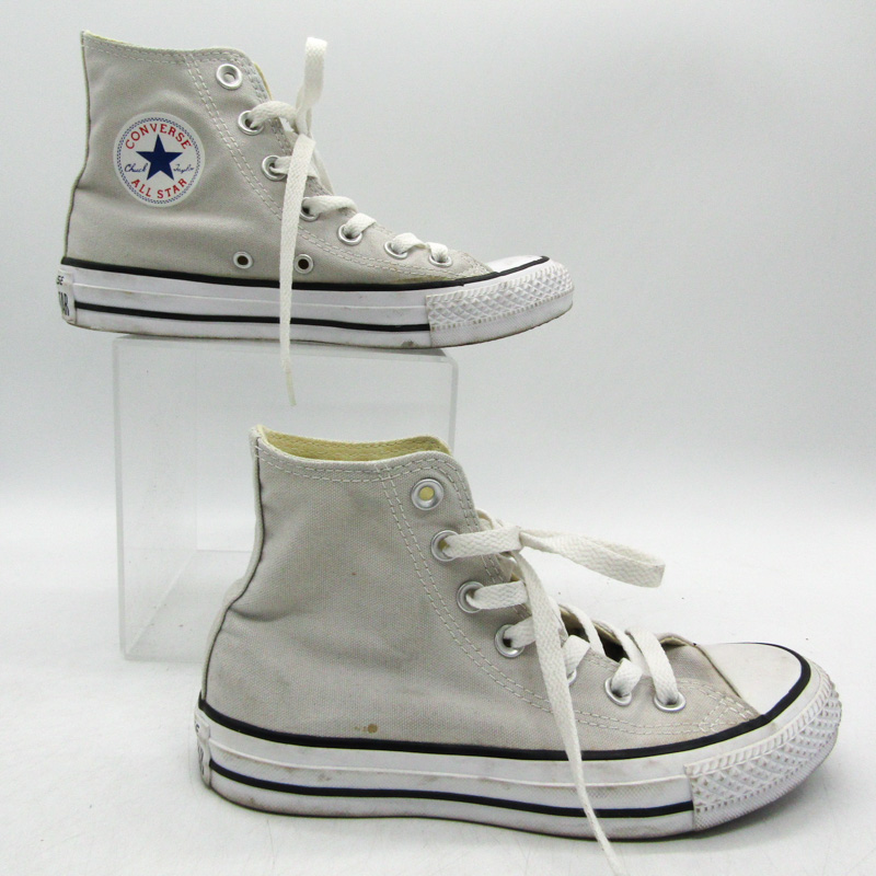 コンバース スニーカー ハイカット オールスター シューズ 靴 レディース 22サイズ グレー CONVERSE 【中古】｜CONVERSE｜店舗買取｜シューズ＞スニーカー｜USEDのアパレル通販サイト  - SMASELL（スマセル）