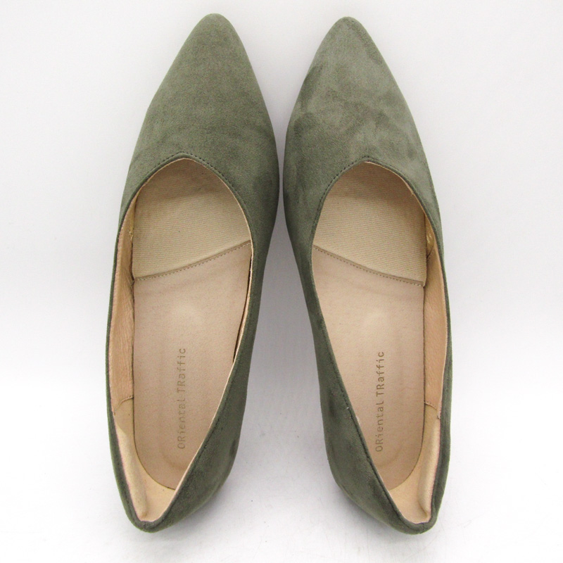 MaxMara カーキ・ベージュ ポインテッドトゥ ハイヒール 38 MaxMara カーキ・ベージュ ポインテッドトゥ ハイヒール 38