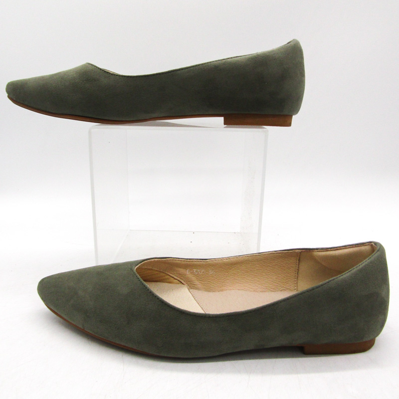 MaxMara カーキ・ベージュ ポインテッドトゥ ハイヒール 38