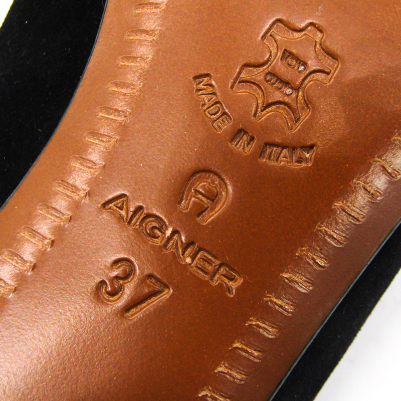 AIGNER アイグナー　ボストン　レザー　ブラウン　茶色 AIGNER アイグナー ボストン レザー ブラウン 茶色 軽薄