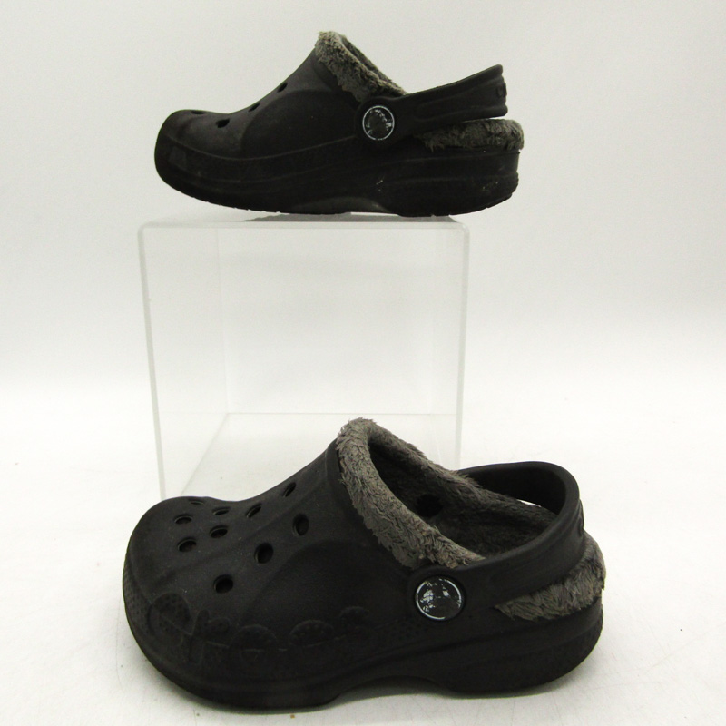 クロックス サンダル サボ ボア ブランド 靴 シューズ 黒 キッズ 男の子用 8サイズ ブラック crocs  【中古】｜crocs｜店舗買取｜ママ＆ベビー＞その他ベビーウェア｜USEDのアパレル通販サイト - SMASELL（スマセル）