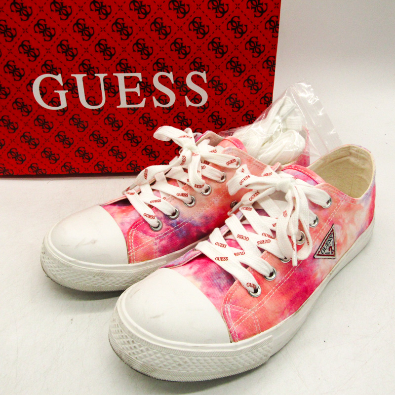 ゲス スニーカー ローカット ブランド シューズ 靴 レディース 24サイズ ピンク Guess 【中古】｜Guess｜店舗買取｜シューズ＞スニーカー｜USEDのアパレル通販サイト  - SMASELL（スマセル）