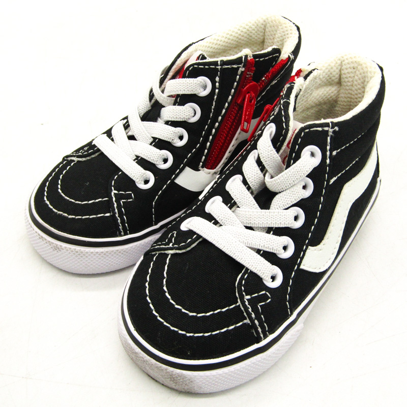 バンズ スニーカー ハイカット V38 BABY シューズ 靴 黒 ベビー 男の子用 13.5cmサイズ ブラック VANS 【中古】｜VANS｜店舗買取｜ママ＆ベビー＞その他ベビーウェア｜USEDのアパレル通販サイト  - SMASELL（スマセル）