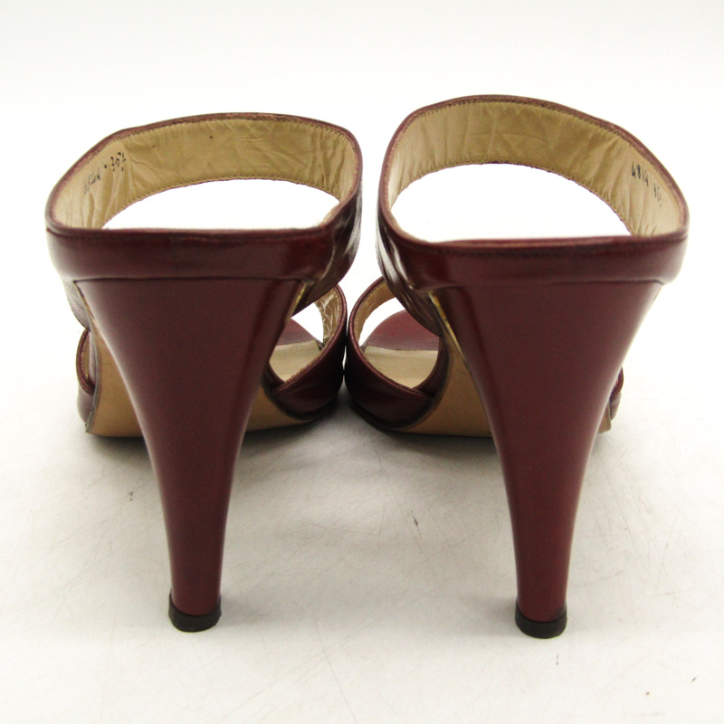 美品　ブルーノ マリ　サンダル ブルーノマリ サンダル 本革 レザー ハイヒール ブランド 靴