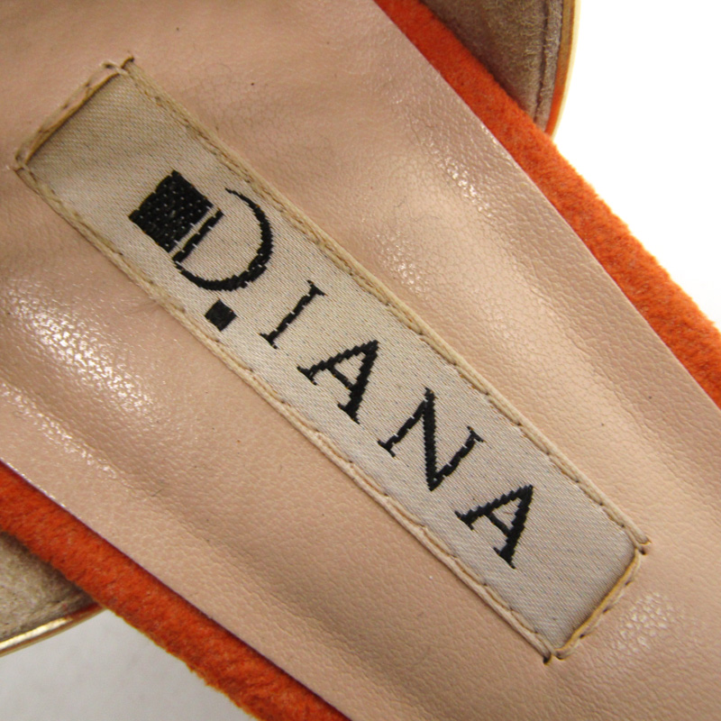 ダイアナ サンダル ストラップ スウェード ブランド 靴 日本製 レディース 22.5サイズ オレンジ DIANA 【中古】｜DIANA ｜店舗買取｜シューズ＞サンダル｜USEDのアパレル通販サイト - SMASELL（スマセル）