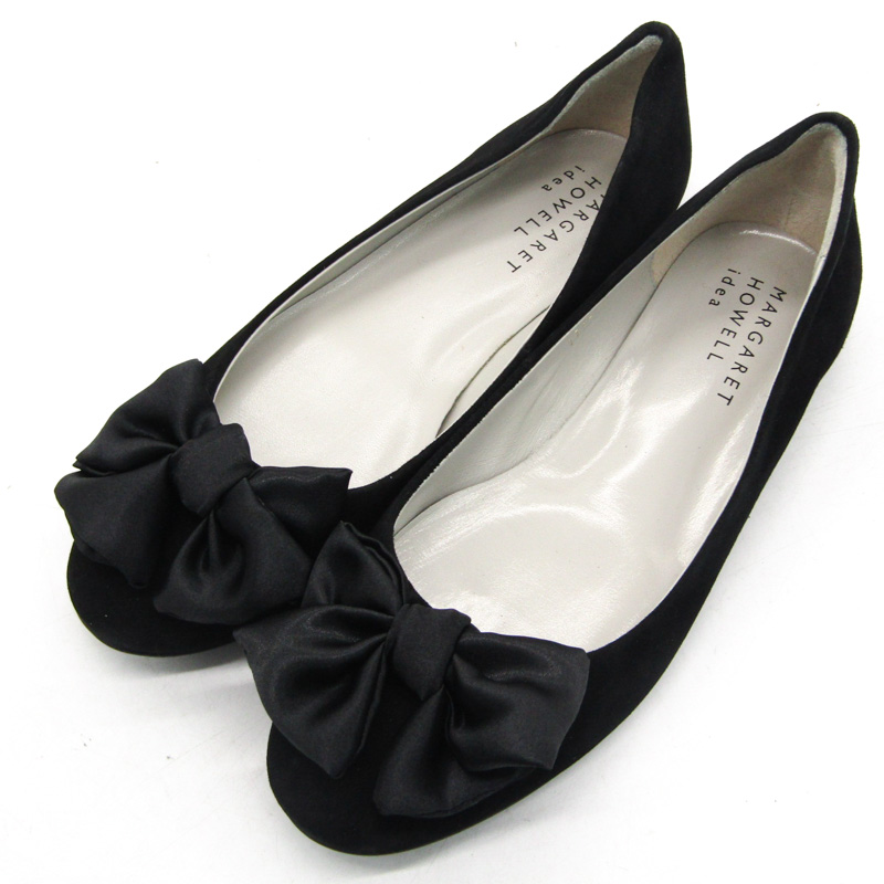 Margaret howell idea 黒パンプス MARGARET HOWELL idea（マーガレット