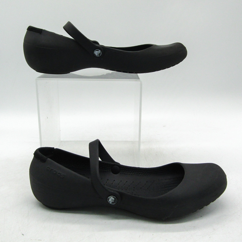 Crocs クロックス　サイプラス W7 黒　未使用 crocs - クロックス サイプラス W7 23 24 黒 新古品 ヒール