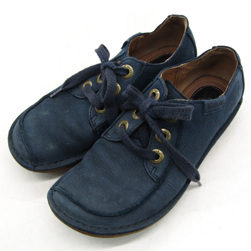 クラークス モカシン ファニードリーム コンフォート ブランド シューズ 靴 レディース 23.5サイズ ブルー Clarks  【中古】｜Clarks｜店舗買取｜シューズ＞モカシン/デッキシューズ｜USEDのアパレル通販サイト - SMASELL（スマセル）