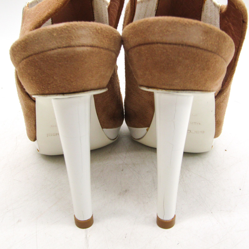 セルジオロッシ サンダル 本革 レザー ハイヒール ブランド 靴