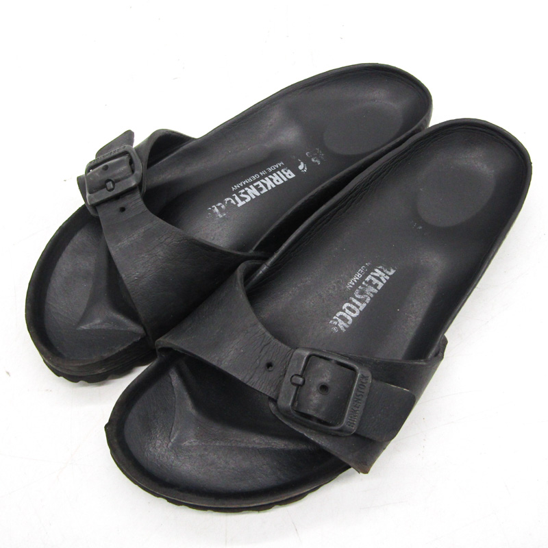 ビルケンシュトック サンダル スリッパ コンフォート ブランド 靴 黒 レディース 36サイズ ブラック BIRKENSTOCK 【中古】｜ BIRKENSTOCK｜店舗買取｜シューズ＞サンダル｜USEDのアパレル通販サイト - SMASELL（スマセル）