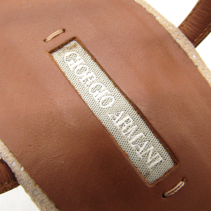 ジョルジオアルマーニ サンダル 本革 レザー ブランド 靴 イタリア製  