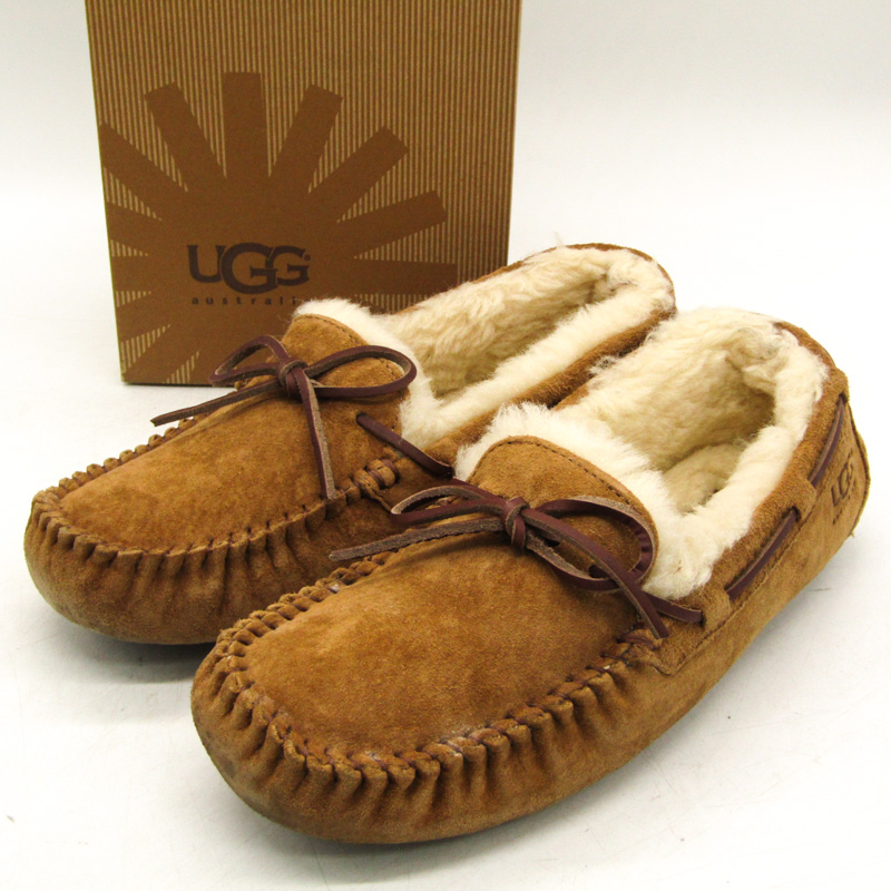 UGG アグ モカシン ダコタ DAKOTA 難く 23cm チェスナット 5612