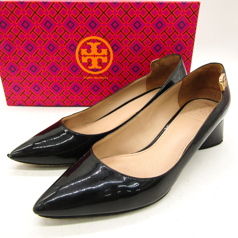 トリーバーチ パンプス 本革 レザー ブランド シューズ 靴 黒 レディース 6.5サイズ ブラック Tory Burch 【中古】｜Tory  Burch｜店舗買取｜シューズ＞パンプス｜USEDのアパレル通販サイト - SMASELL（スマセル）