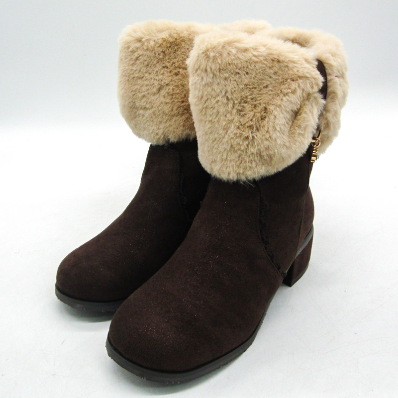 アクシーズファム リボンファースエードブーツ 未使用 TL623X05K0 靴  