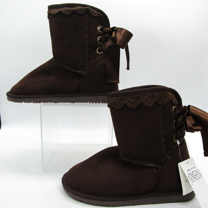 アクシーズファム バックリボンムートンブーツ 未使用 TL623X107 靴  