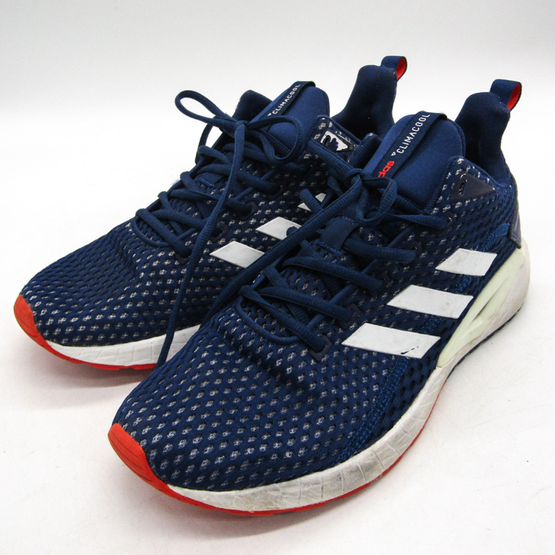 アディダス スニーカー ローカット クエスター クライマクール F36266 シューズ 靴 メンズ 27サイズ ブルー adidas 【中古】｜ adidas｜店舗買取｜シューズ＞スニーカー｜USEDのアパレル通販サイト - SMASELL（スマセル）