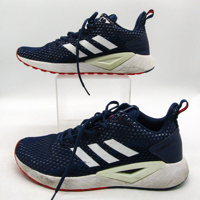 アディダス スニーカー ローカット クエスター クライマクール F36266 シューズ 靴 メンズ 27サイズ ブルー adidas 【中古】｜ adidas｜店舗買取｜シューズ＞スニーカー｜USEDのアパレル通販サイト - SMASELL（スマセル）