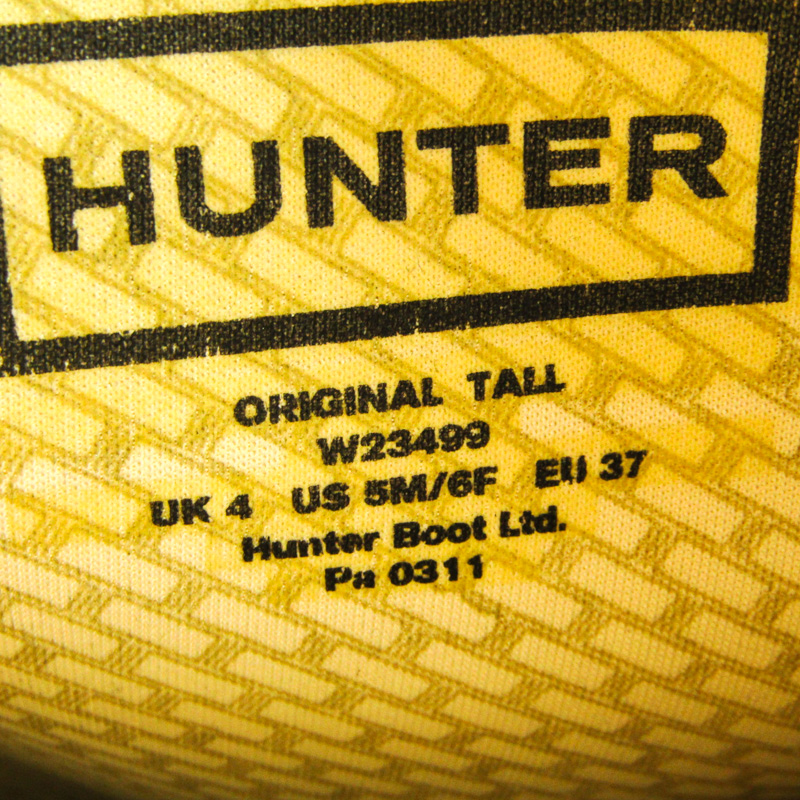 ハンター レインシューズ レインブーツ 未使用 ブランド 長靴 レディース 37サイズ ブラウン HUNTER 【中古】｜HUNTER ｜店舗買取｜シューズ＞レインシューズ｜USEDのアパレル通販サイト - SMASELL（スマセル）