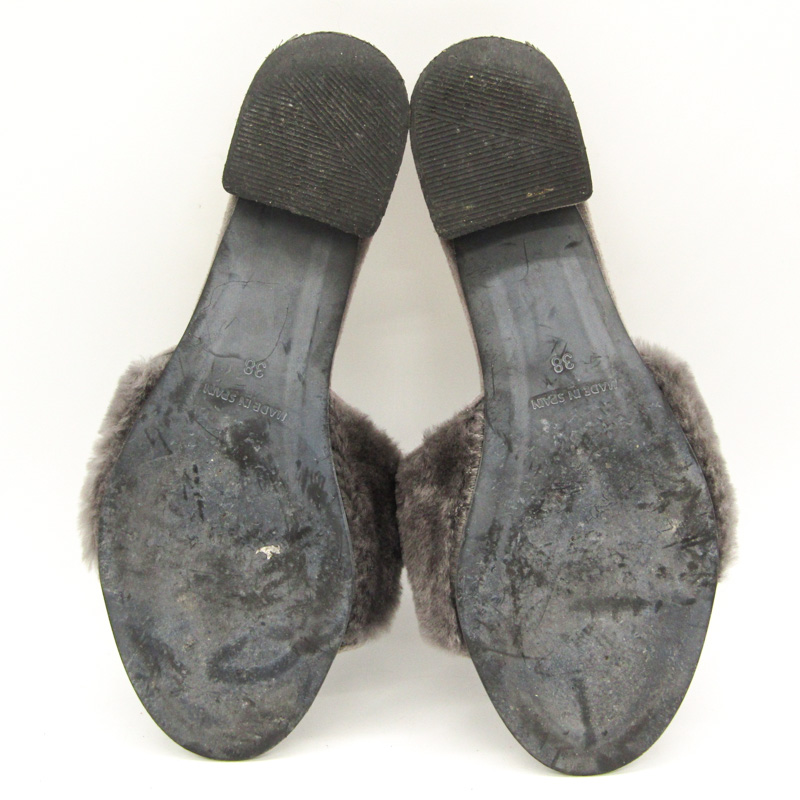 カルメンサラス ミュール サンダル ファー 靴 スペイン製 ブランド  