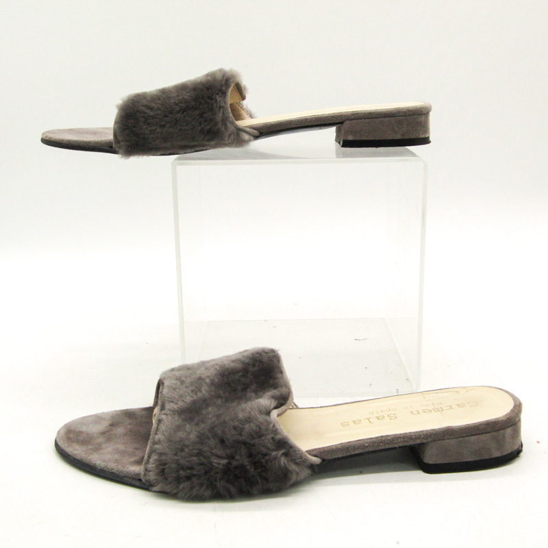新品 CARMEN SALAS/カルメンサラス フラットミュール サンダル 新品 CARMEN SALAS/カルメンサラス フラットミュール サンダル