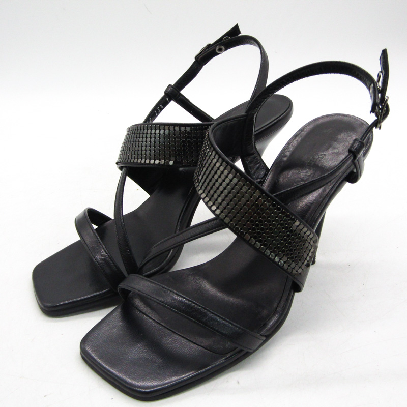 ピンキーアンドダイアン サンダル ハイヒール ブランド 靴 黒  